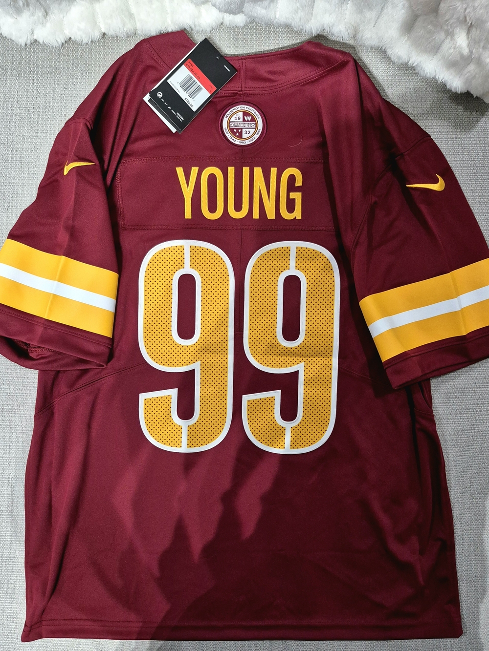 Nike NFL Washington Commanders Chase Young Vapor Limited Jersey